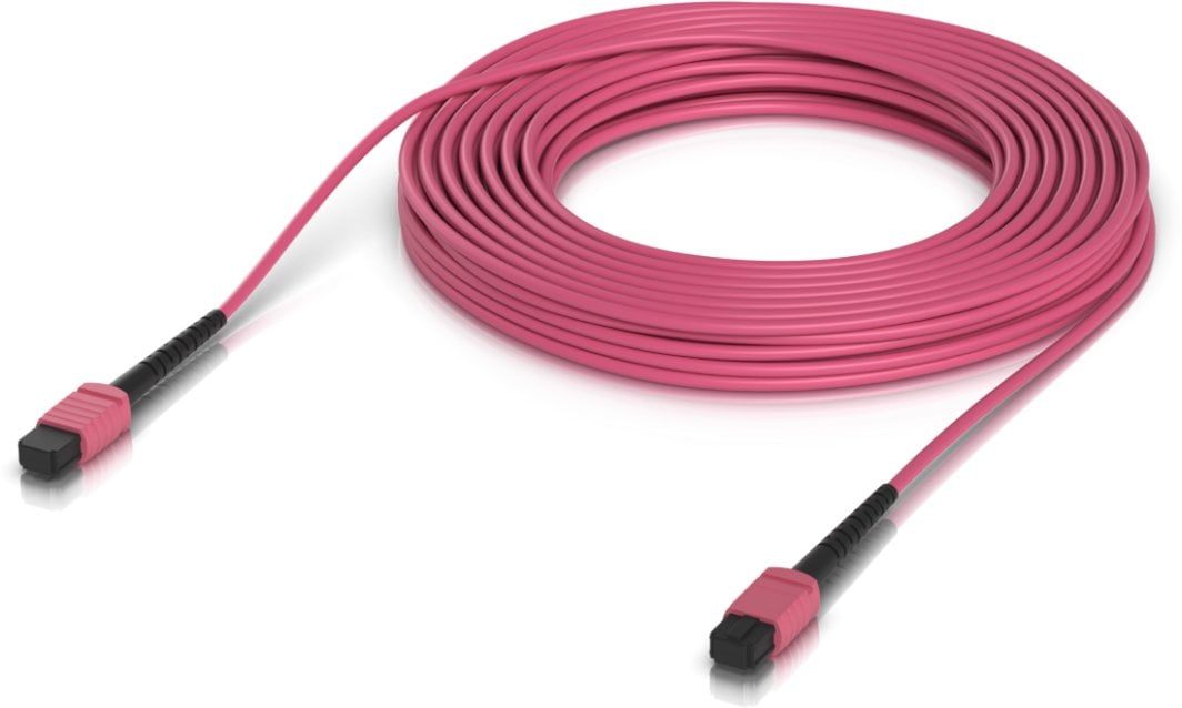 Ubiquiti UACC-OFC-MA-MPMP-15M kabel InfiniBand / światłowodowy MPO MPO/UPC Różowy 1