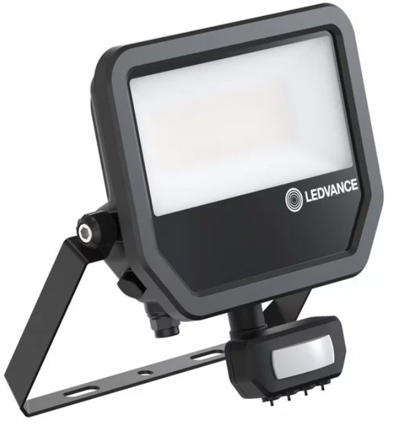 LED spotlight TOPE TINOSENS, IP65 30 W 4000 K 2728 lm with motion sensor 15.5x6x19cm 1