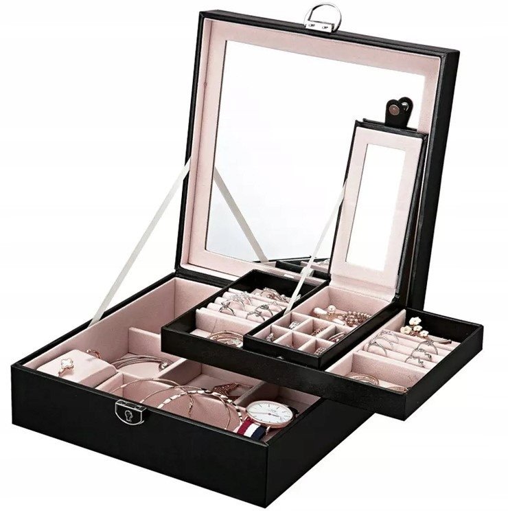 Kuferek Na Biżuterię Szkatułka Etui Organizer 1