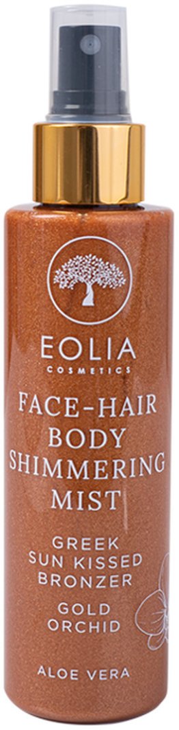 Eolia Gold Orchid Spray do ciała i włosów brązujący z brokatem 150ml 1