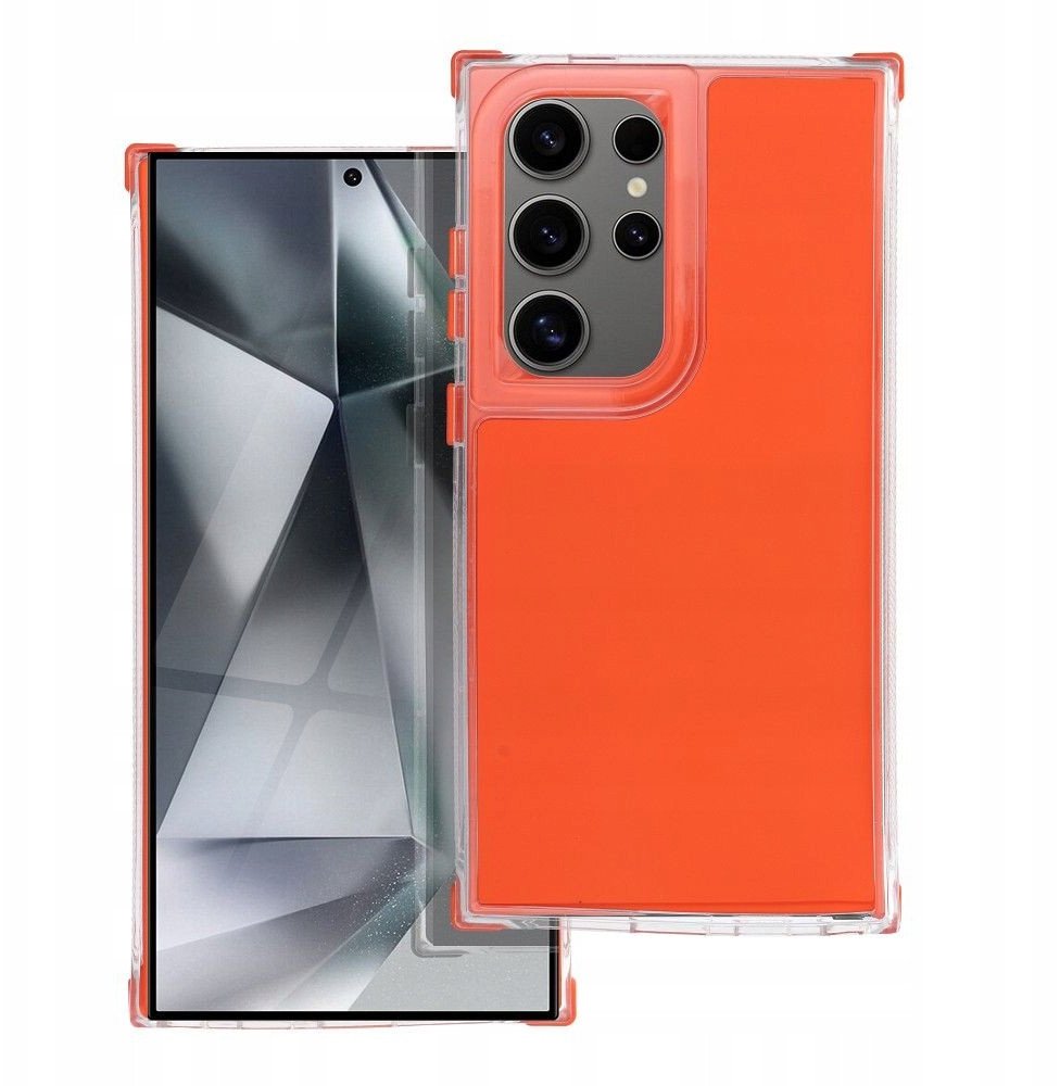 Futerał MATRIX do SAMSUNG S25 Plus pomarańczowy