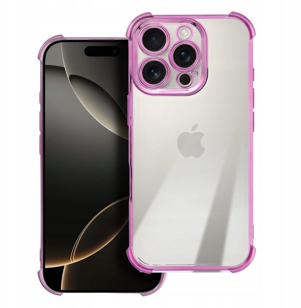 Futerał ANTISHOCK ELECTRO do IPHONE 16 Pro purpurowy