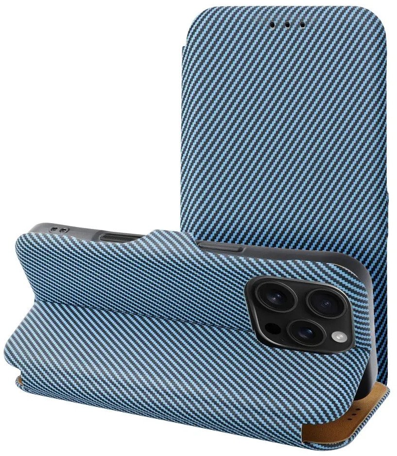 Kabura FOLIO Side Magnet do IPHONE 16 PRO MAX niebieski 1