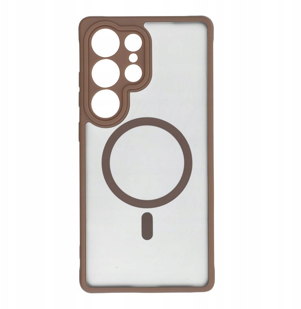 Futerał FULL MATTE MAG COVER kompatybilny z MagSafe do SAMSUNG A36 brązowy