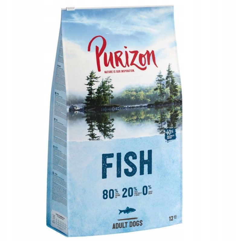 Sucha karma dla psa Purizon Adult, ryba, bez zbóż 12 kg 1