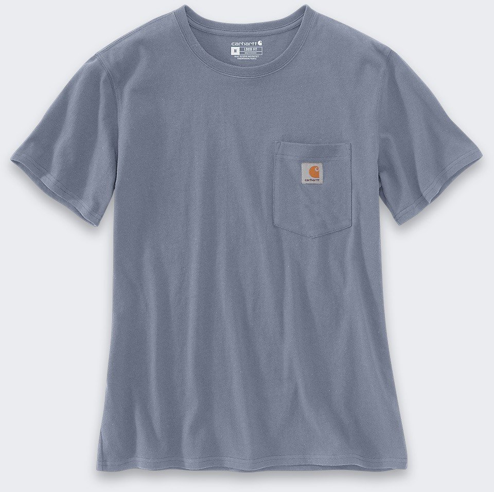 Koszulka Carhartt Heavyweight K87 Pocket Wisteria 1