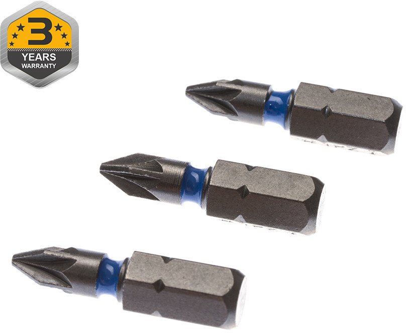 IMPACT SCREWDRIVER BIT PZ1X25MM 3PCS 1