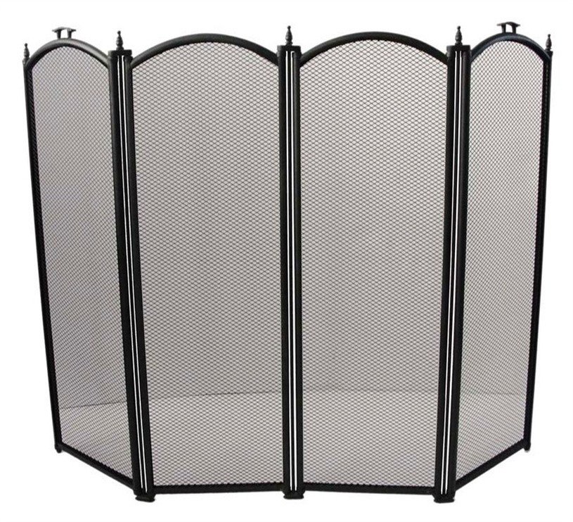 GRILL FIREPLACE SAFETY 610X965MM 4B BLAC 1