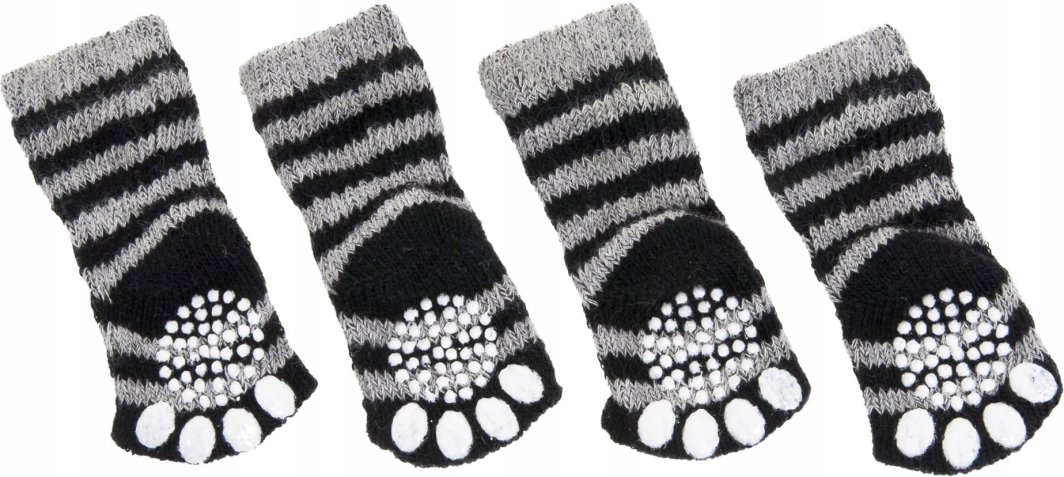PET SOCKS 4 PCS/SET S BLACK/GREY 1