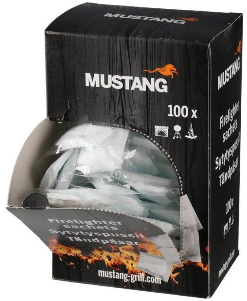 MUSTANG FIRELIGHTER BAG ODOURFREE 100PCS 1