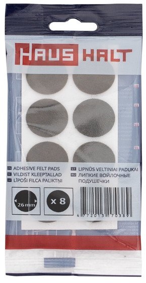 FELT PADS D26 BROWN 8PCS 1