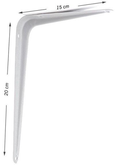 SHELF HOLDER 150X200 SB-01 WHITE 1