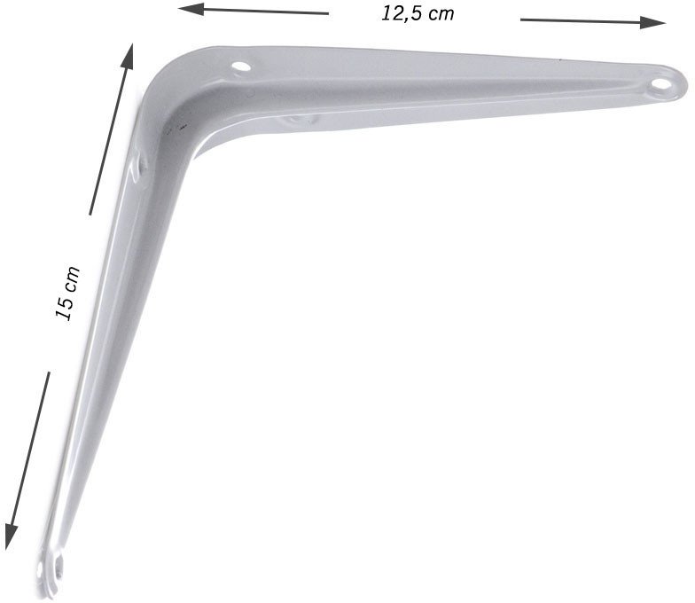 SHELF HOLDER 125X150 SB-01 WHITE 1