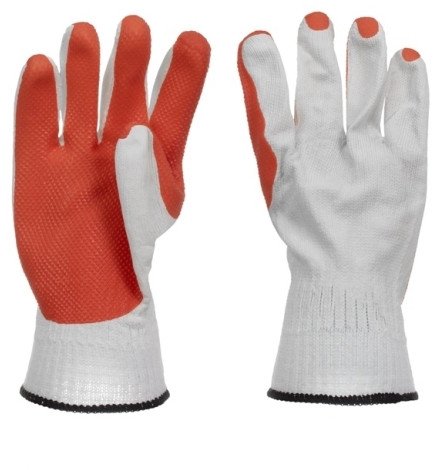 GLOVES DIPPED IN RUBBER C15BLR SIZE10 1