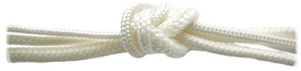 BRAIDED COLOURED ROPE WHITE 4MM/25M 1