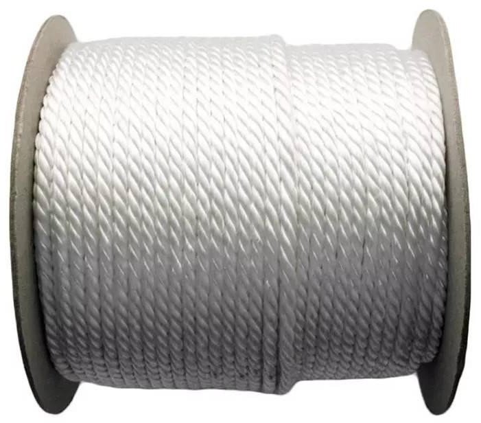 BRAIDED POLYAMIDE ROPE WHITE 10MM 10M 1