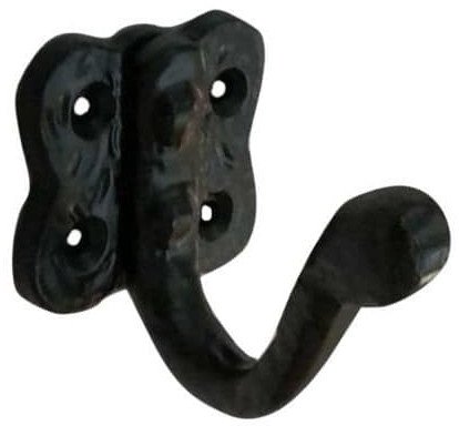 SINGLE ROBE HOOK GB-2504 125X100MM BLACK