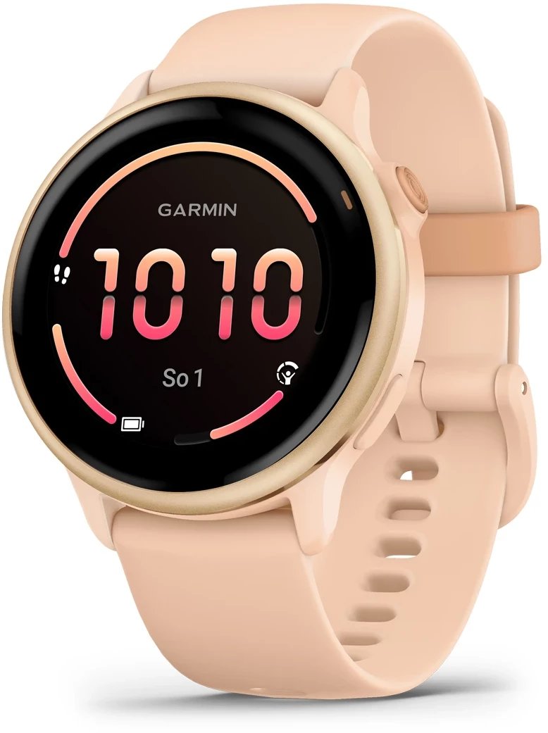 Zegarek sportowy Garmin Vivoactive 6 Pudrowy  (010-02985-03) 1