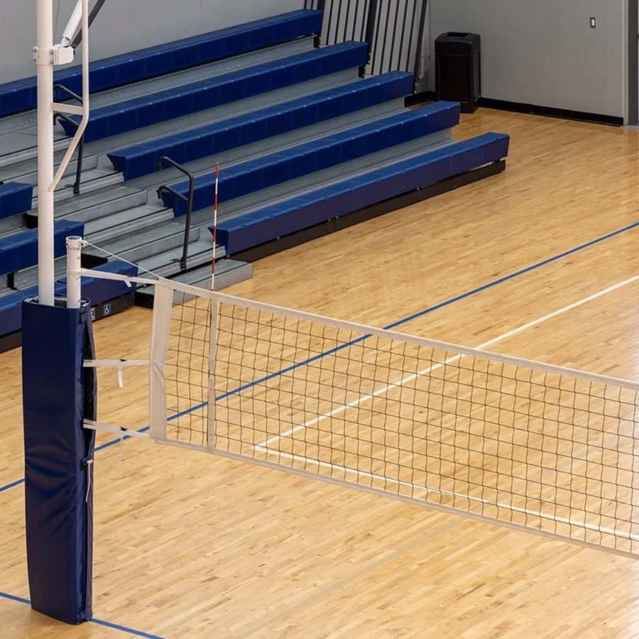 Siatka do piłki siatkowej Netex SI0009 z antenkami czarna tas profesjonalna 1