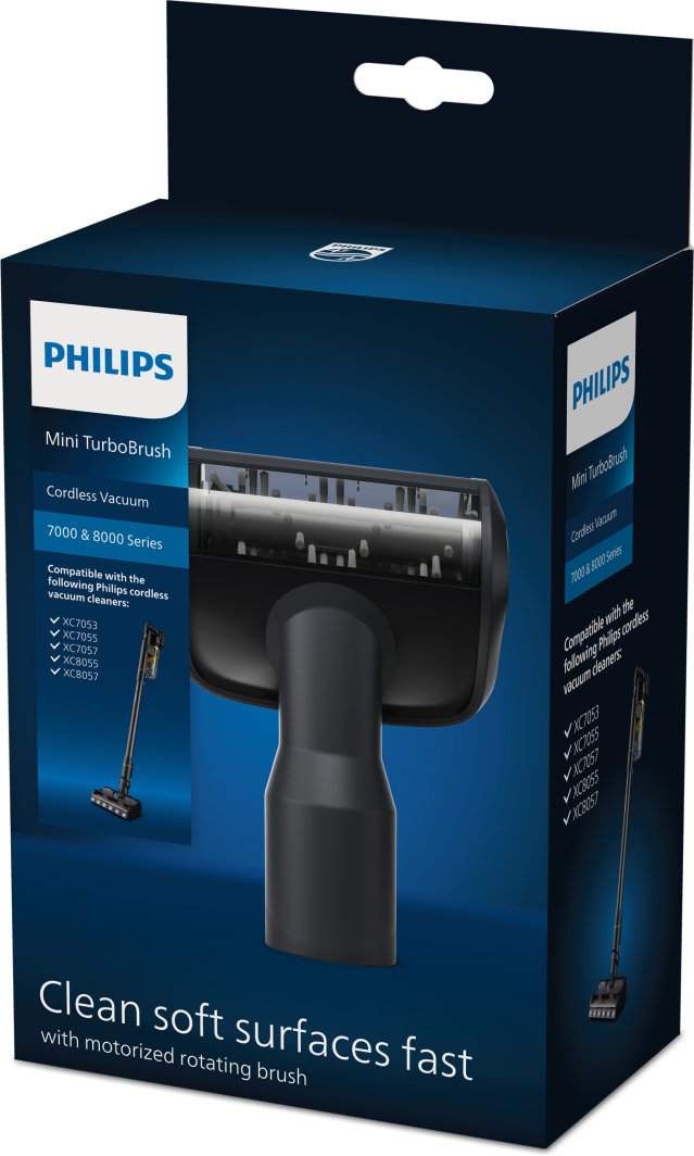 Philips Mini TurboBrush XV1684/01, Compatible with: XC7053, XC7055, XC7057, XC8055, XC8057 1
