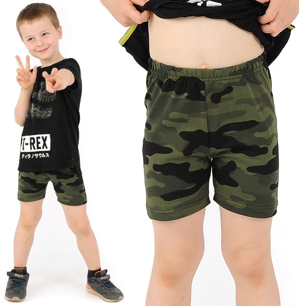 Krótkie spodenki chłopięce Moro Legginsy 1/2 Kolarki Getry Szorty 134 1