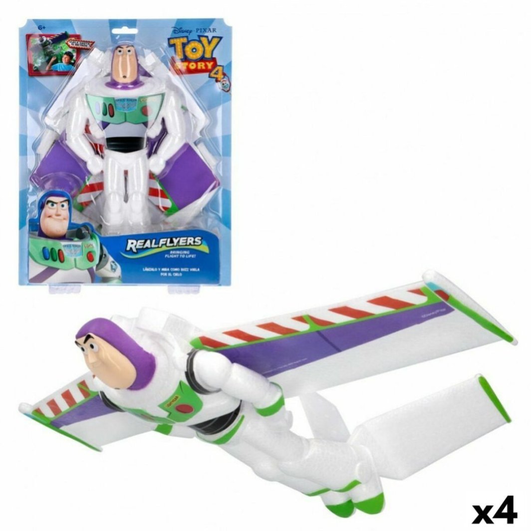 Latająca zabawka Toy Story Buzz Lightyear Real Flyer 44 x 27 x 13 cm (4 Sztuk) 1