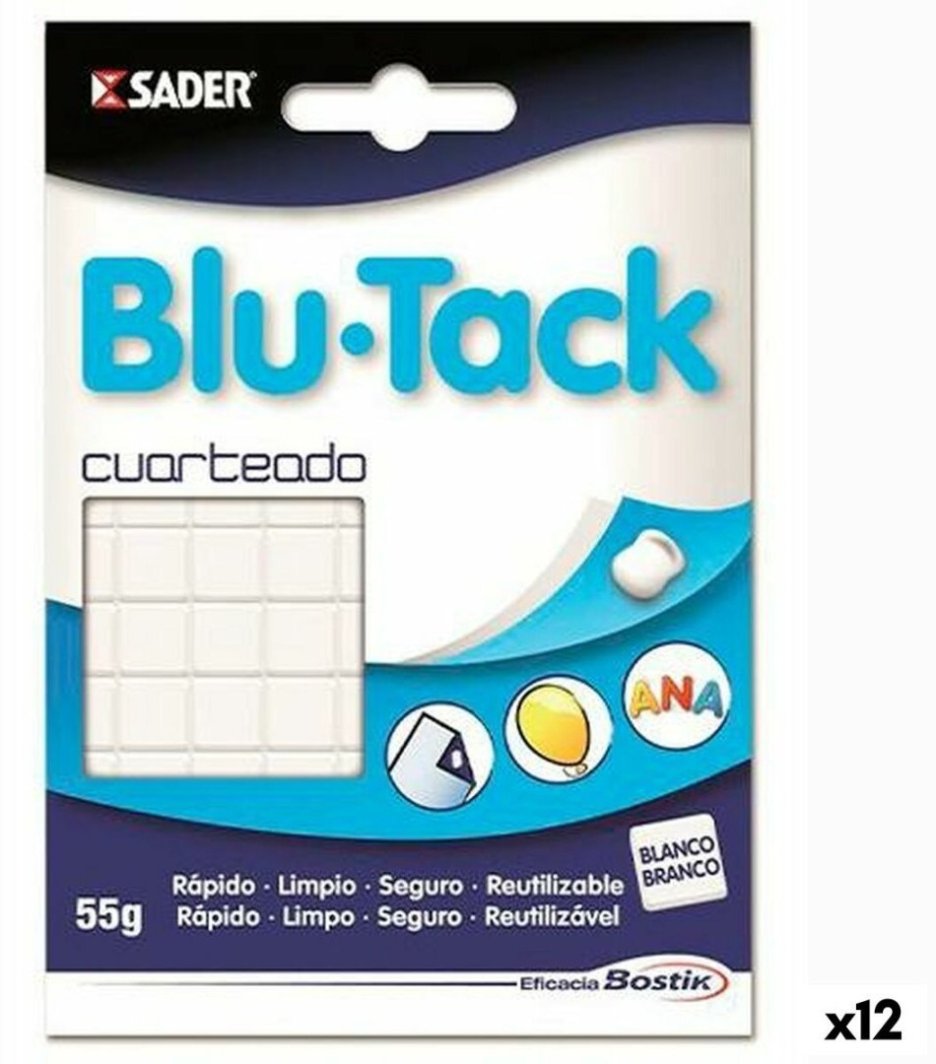 Kit Bostik Blu Tack Biały (12 Sztuk) 1
