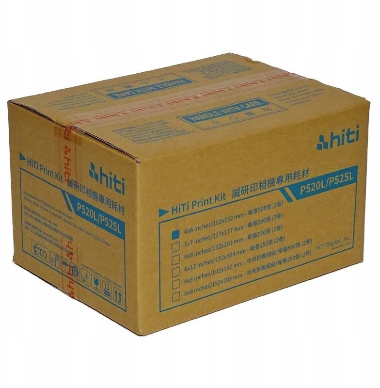 HiTi Print Kit 520L/525L 10x15 cm 2x 500 Prints 1