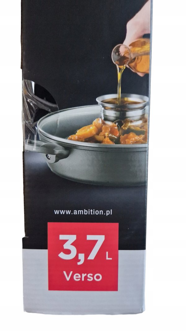 PATELNIA GŁĘBOKA 22313 VERSO 28cm + POKRYWKA 1