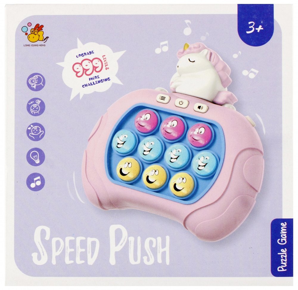 Gra elektroniczna Pop it Jednorożec PUD SPEEDPUSH  5000005370943 1