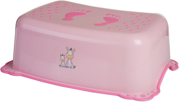 MALTEX PODNÓŻEK ZEBRA JASNY RÓŻ 5903067009588 1