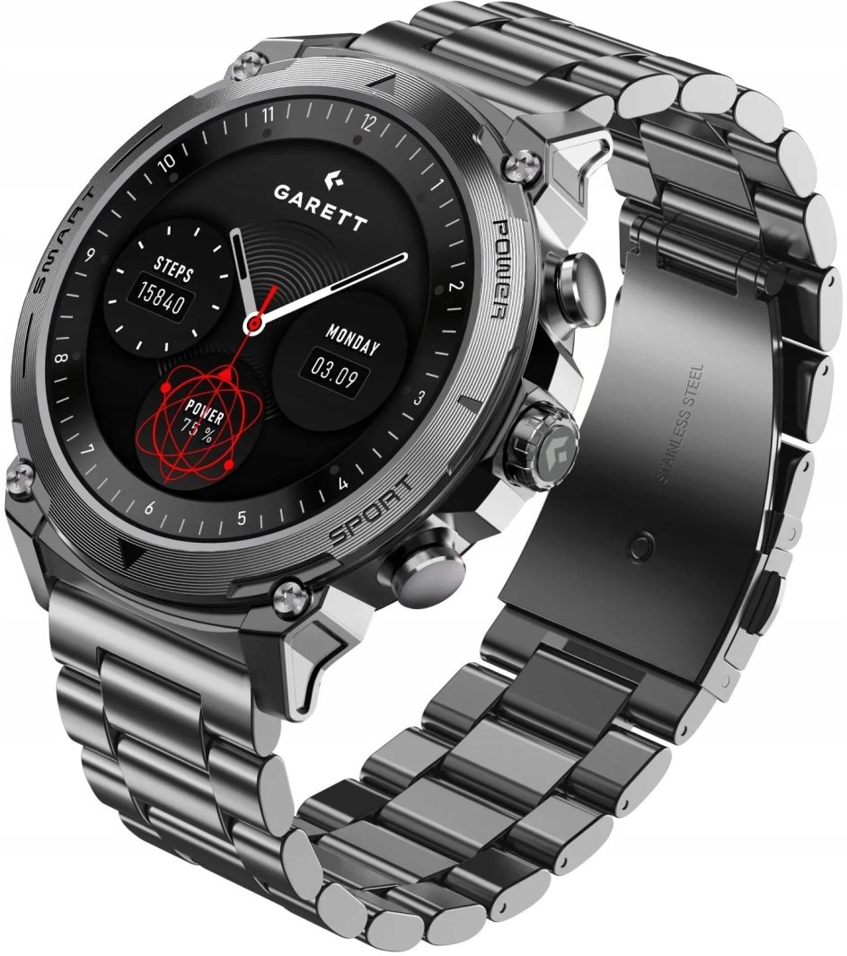 Smartwatch Garett Atom Grafitowy  (5904238486863) 1