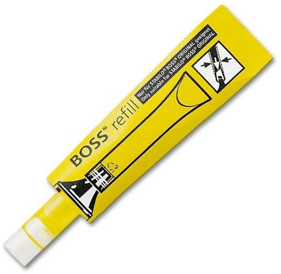Uzupełniający tusz Stabilo Boss Marker fluorescencyjny Żółty 20 Części 1