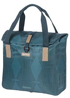 Torba na bagażnik BASIL ELEGANCE BICYCLE SHOPPER 20-26L Hook On System, wodoodporna estate blue (NEW) 1