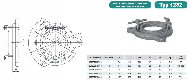 PODSTAWA IMADLA TYP 1282-1 ( 63 ) 1