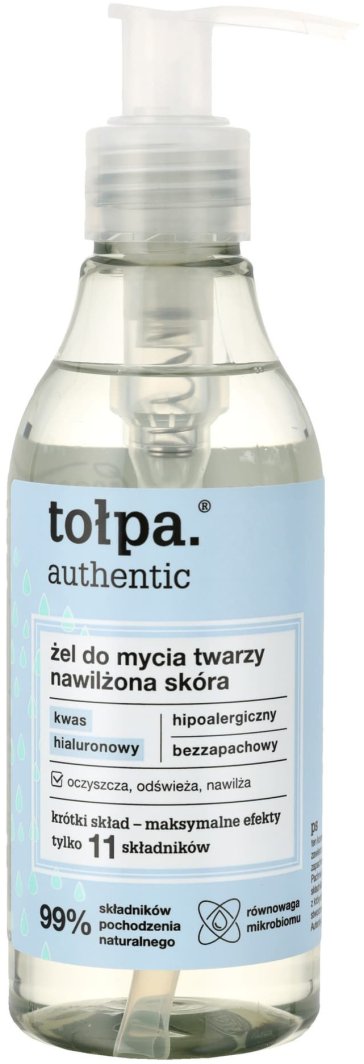TOŁPA Authentic Żel do mycia twarzy - nawilżona skóra 195 ml 1