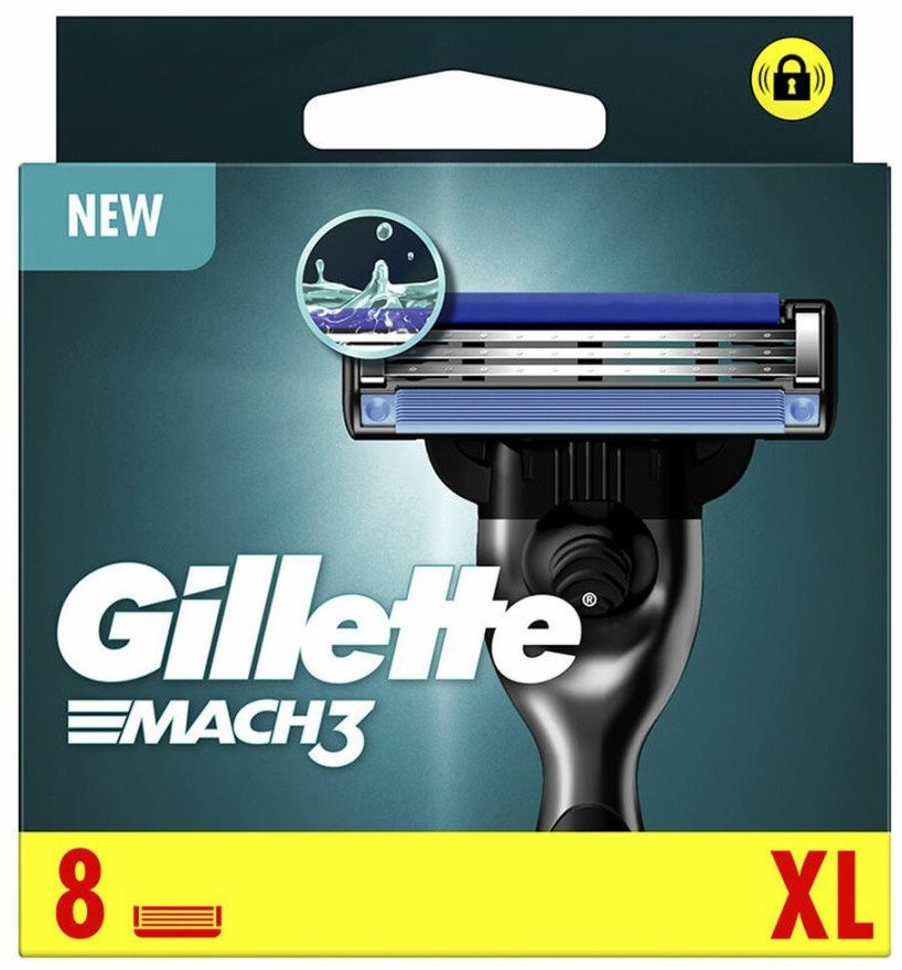 Maszynka do golenia Gillette Mach 3 (8 Sztuk) 1
