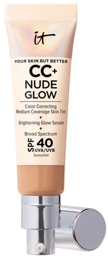 Kremowy podkład do makijażu It Cosmetics CC+ Nude Glow Medium Tan Spf 40 32 ml 1