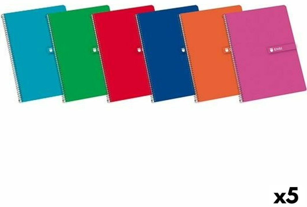 Notatnik ENRI A4 80 Kartki (5 Sztuk) 1