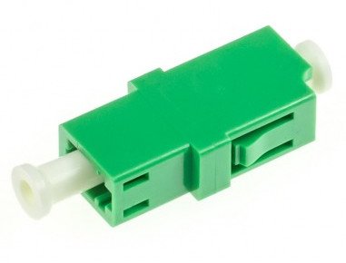 Adapter światłowodowy LC/APC simplex, jednomodowy SM 1