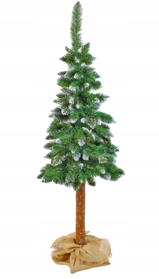Sztuczna choinka, naturalny pień, wysokość 180 cm 1
