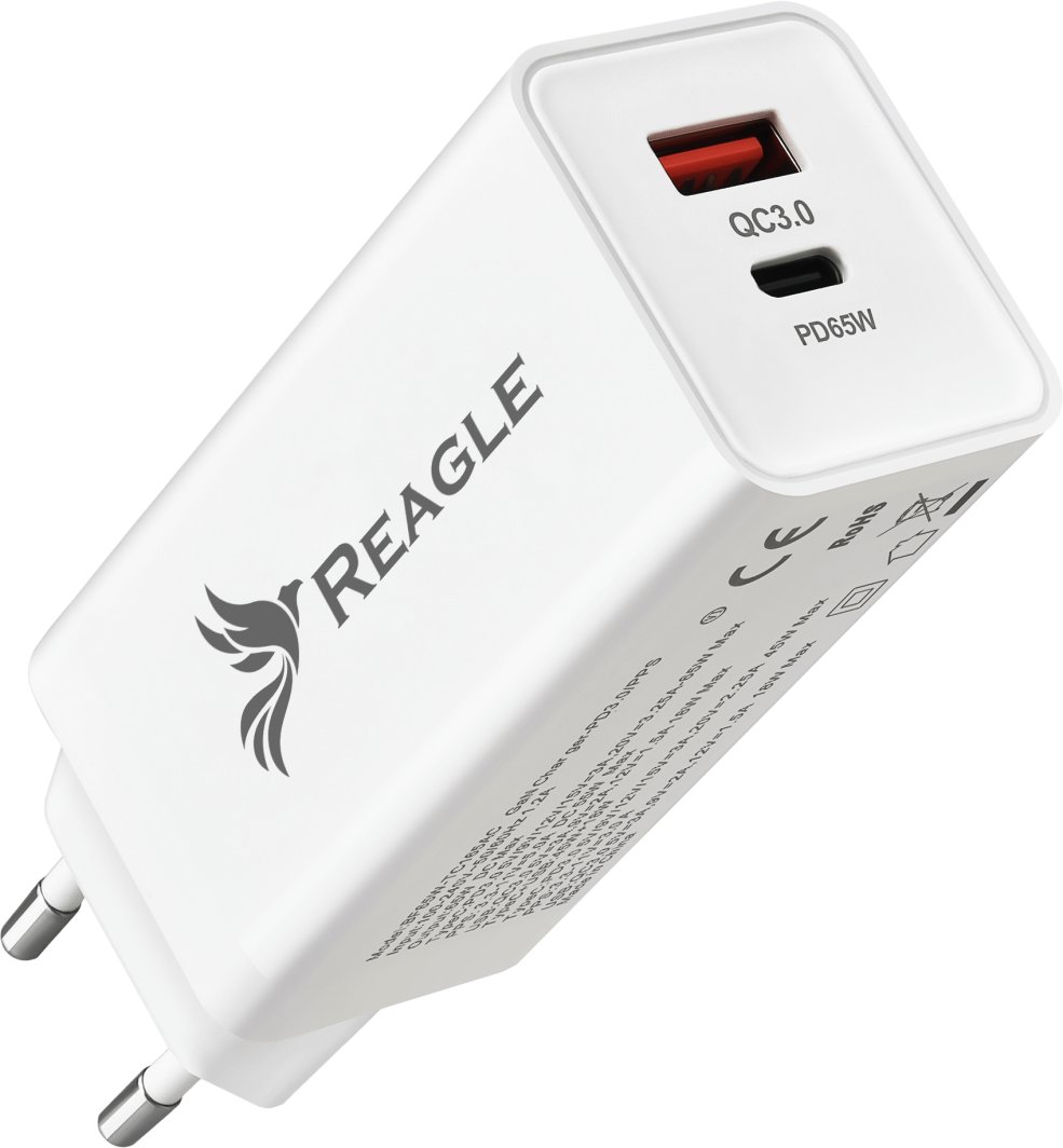 SZYBKA ŁADOWARKA GaN 65W USB-C QC 3.0 ZASILACZ DO MACBOOK LAPTOPA IPHONE 16 1