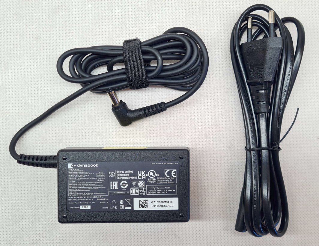 Zasilacz Dynabook 19V 3,42A 65W 5,5mm x 2,5mm Toshiba Asus Lenovo Oryginalny 1