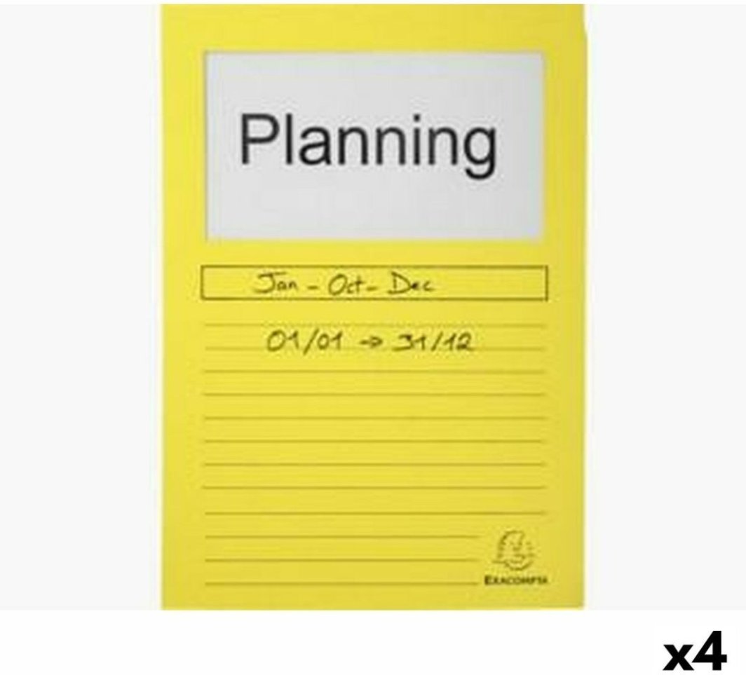 Exacompta Podfolder Exacompta Żółty A4 (4 Sztuk) - Morele.net