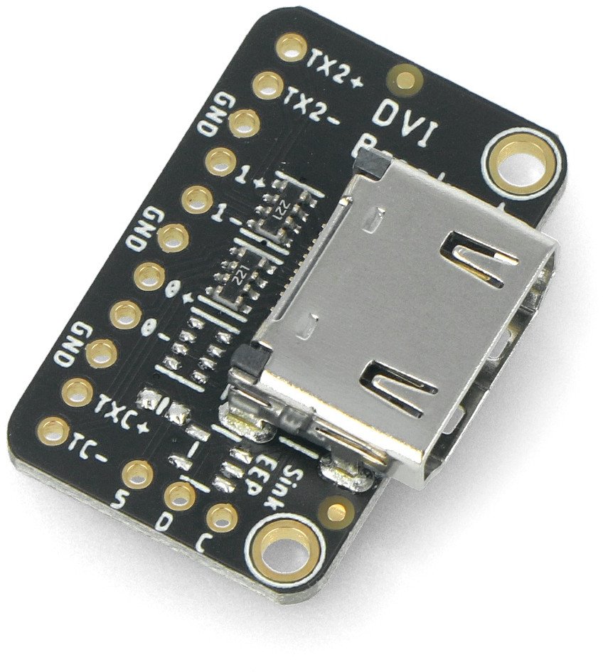 DVI Breakout Board - adapter ze złączem HDMI/DVI - do Raspberry Pi Pico - Adafruit 4984} 1