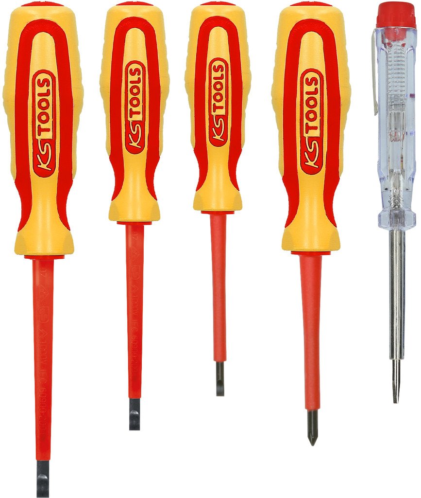 Set of 5 screwdrivers for electrician KS TOOLS 1