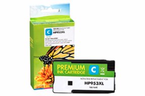 Compatible Static-Control HP Ink No.953 XL Cyan (F6U16AE) New chip 1