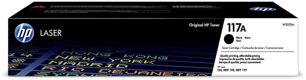 Kasete HP No.117A (W2070A) BK 1000psl OEM