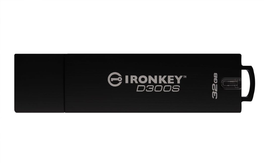 Kingston Technology IronKey D300S pamięć USB 32 GB USB Typu-A 3.2 Gen 1 (3.1 Gen 1) Czarny
