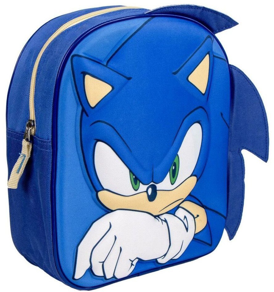 Plecak szkolny Sonic Niebieski 22 x 27 x 10 cm 1